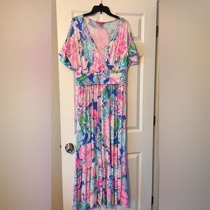 EUC Lilly Pulitzer Midi dress, XL